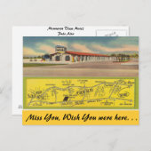 Kalifornien, Motel Mountain View Postkarte (Vorne/Hinten)