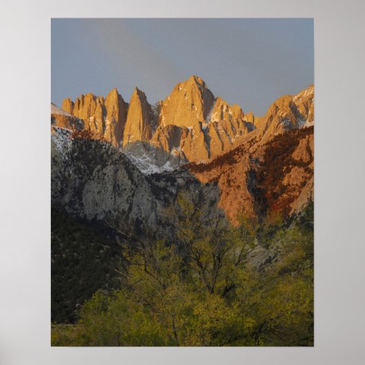 Kalifornien, Mount Whitney, Inyo National Forest 3 Poster (Vorne)