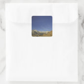 Kalifornien, Mount Whitney, Inyo National Forest Quadratischer Aufkleber (Tasche)