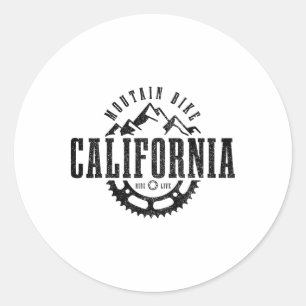 Kalifornien Mountainbike Mtb Downhill-Souvenir Cal Runder Aufkleber