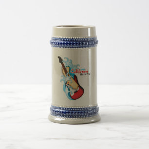 Kalifornien-Musikfest-"offizielles" Bier Stein Bierglas