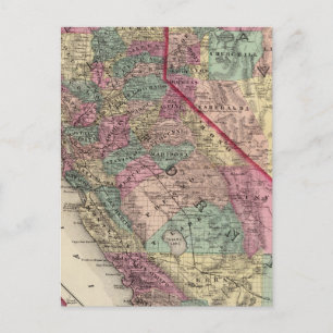 Kalifornien, Nevada 3 Postkarte