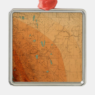 Kalifornien, Nevada, das Intensität zeigt Silbernes Ornament