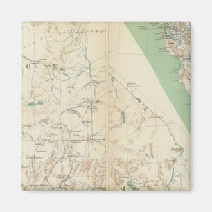 Kalifornien, Nevada, Oregon Magnet