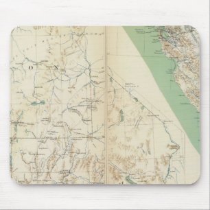 Kalifornien, Nevada, Oregon Mousepad