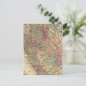 Kalifornien, Nevada Postkarte (Stehend Vorderseite)