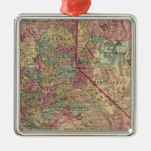 Kalifornien, Nevada Silbernes Ornament