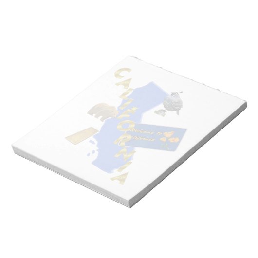 Kalifornien Notepad (2) Größen Notizblock (Rotiert)