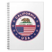 Kalifornien Notizblock (Vorderseite)
