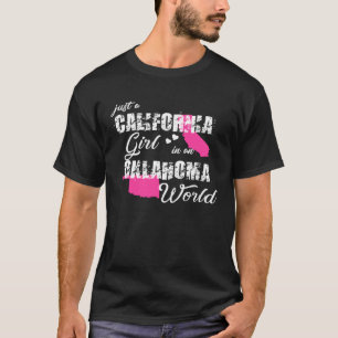 Kalifornien nur ein kalifornisches Mädchen in eine T-Shirt