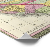 Kalifornien, Oregon, Washington, Utah, New Mexico  Poster (Ecke)