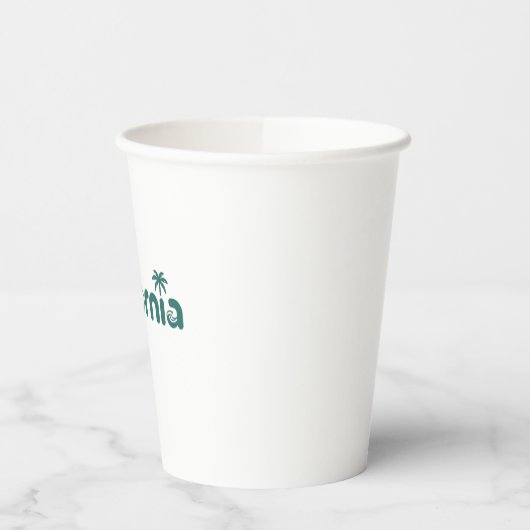 Kalifornien Pappbecher (Links)