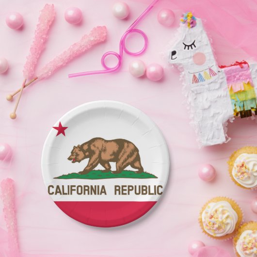 Kalifornien Pappteller (Party)