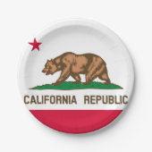 Kalifornien Pappteller (Vorderseite)