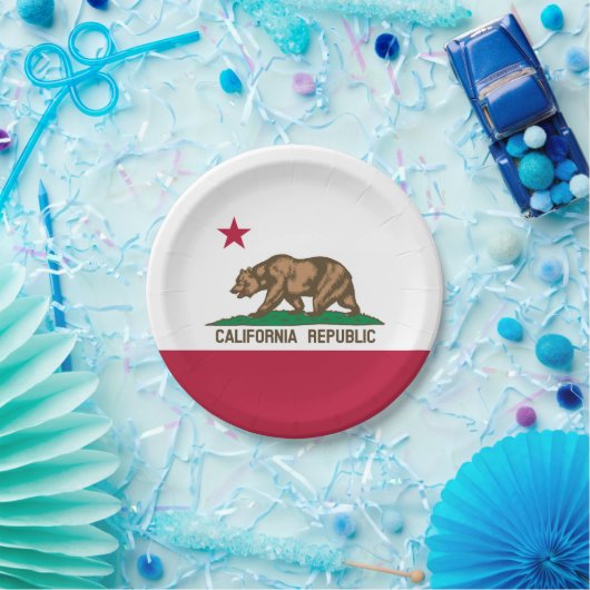 Kalifornien Pappteller (Party)