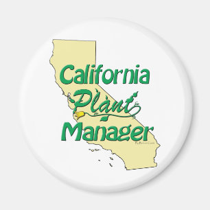 Kalifornien-Pflanzen-Manager Magnet