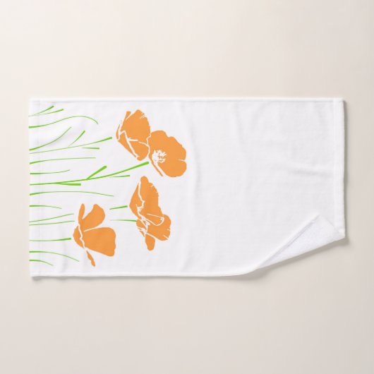 Kalifornien-Pflaumen mit fünf Hand Badhandtuch Set (Handtuch)