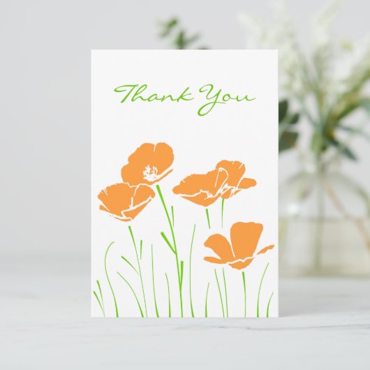 Kalifornien-Pflaumen mit fünf Hand Dankeskarte (Stehend Vorderseite)