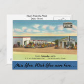 Kalifornien, Pismo Palisades Motel Postkarte (Vorne/Hinten)