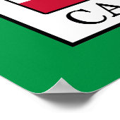 Kalifornien Poster (Ecke)