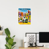Kalifornien Poster (Heimbüro)