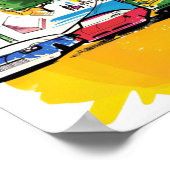 Kalifornien Poster (Ecke)