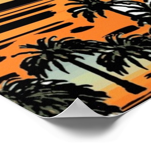 Kalifornien Poster (Ecke)