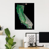 Kalifornien Poster (Heimbüro)