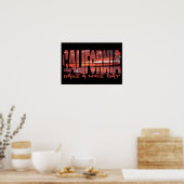Kalifornien Poster (Küche)