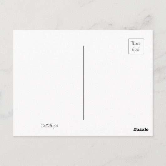 Kalifornien Postkarte (Rückseite)