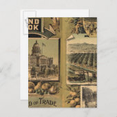 Kalifornien Postkarte (Vorne/Hinten)