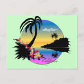 Kalifornien Postkarte (Vorderseite)