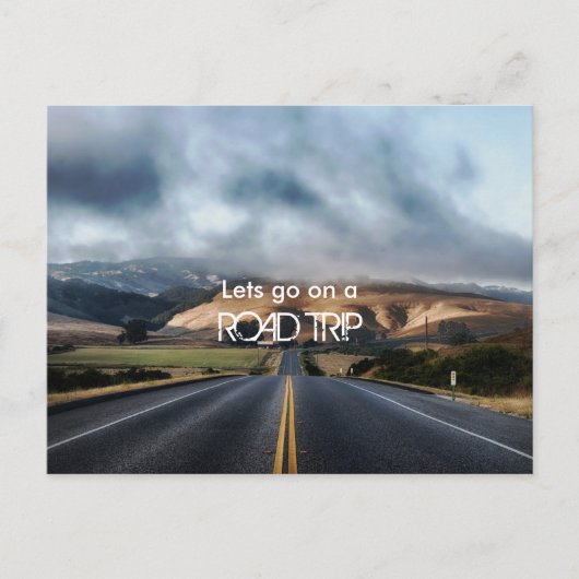 Kalifornien Postkarte (Vorderseite)