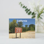 Kalifornien Postkarte (Stehend Vorderseite)