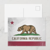 Kalifornien Postkarte (Vorne/Hinten)