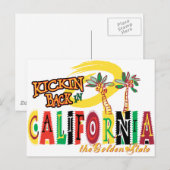 Kalifornien Postkarte (Vorne/Hinten)