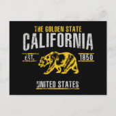 Kalifornien Postkarte (Vorderseite)