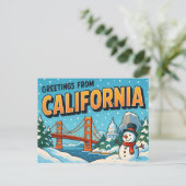 KALIFORNIEN Postkarte (Stehend Vorderseite)