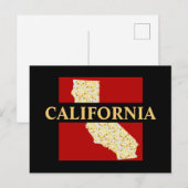 Kalifornien Postkarte (Vorne/Hinten)