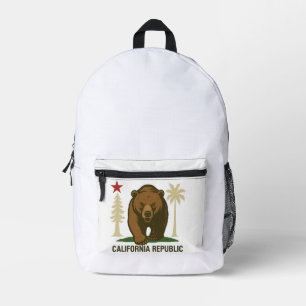 Kalifornien Print Cut Sew Tasche