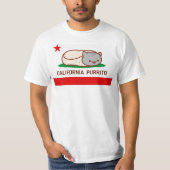 KALIFORNIEN PURRITO - Funny Cat Burrito T-Shirt (Vorderseite)