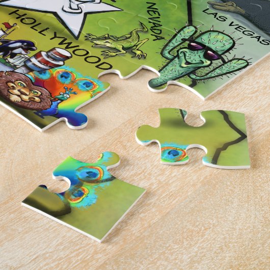 Kalifornien-Puzzlespiel Puzzle (Seite)