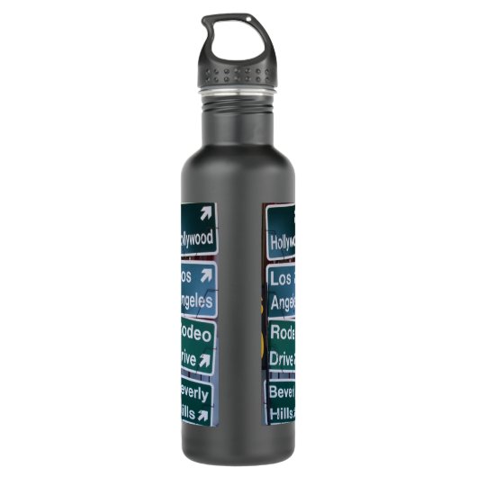 KALIFORNIEN, REICHWEITE FÜR DIE STERN-Flasche Trinkflasche (Rückseite)