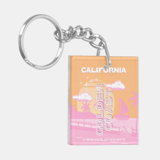 Kalifornien, Reisekunst, Preppy, Preppy Schlüsselanhänger (Vorderseite links)