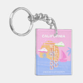 Kalifornien, Reisekunst, Preppy Schlüsselanhänger (Vorderseite links)