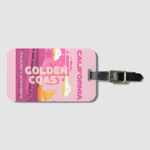 Kalifornien, Reisemöglichkeiten, Preppy, Pink Gepäckanhänger