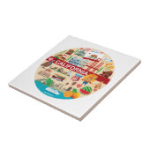 Kalifornien-Reisen Fliese (Seite)