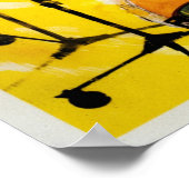 Kalifornien Reiseplakat Poster (Ecke)