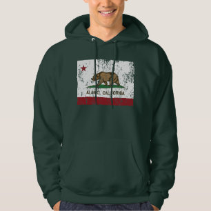 Kalifornien-Republik-Alamo-Flagge Hoodie