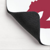 Kalifornien-Republik-Bär - Rot Mousepad (Ecke)